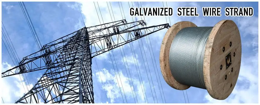 Galvanized steel wire strand