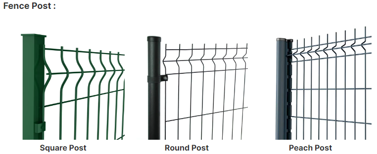 Powder Coated 3D Wire Fence