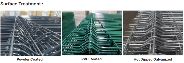 Powder Coated 3D Wire Fence