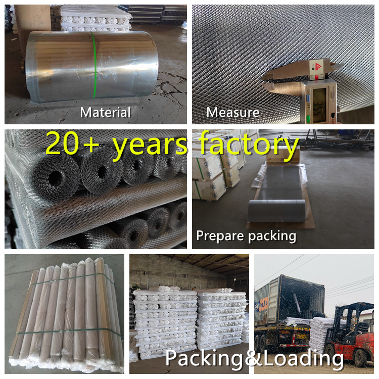 Galvanized Expanded Metal Gothic Mesh